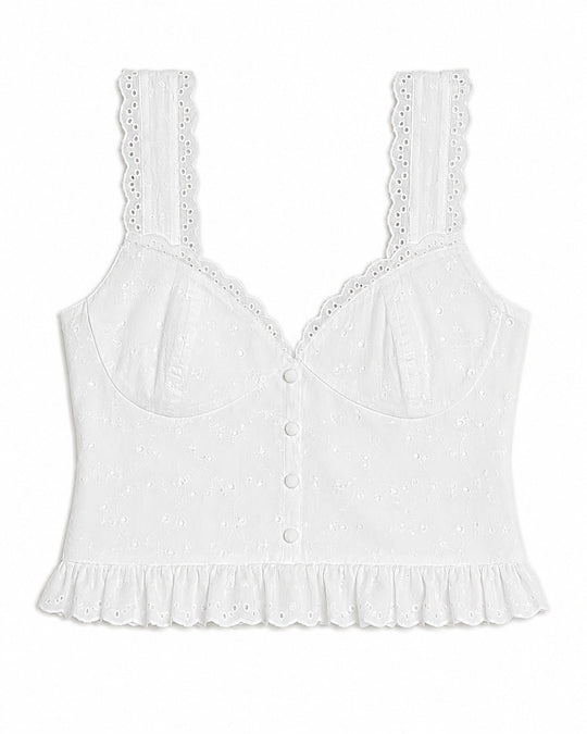 MOYN CLARA BRODERIE BLOUSE