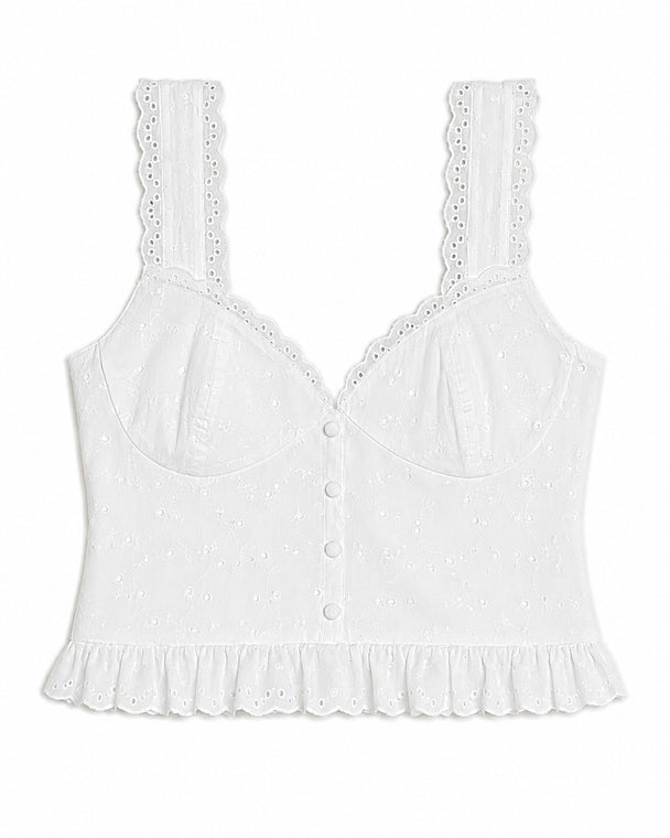 MOYN CLARA BRODERIE BLOUSE