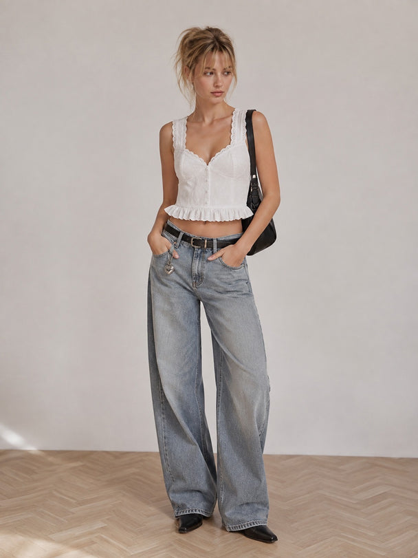 MOYN CLARA BRODERIE BLOUSE