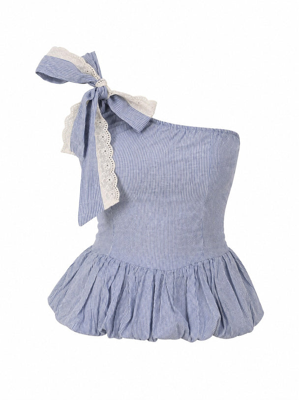 MOYN MADEMOISELLE BOW BLOUSE