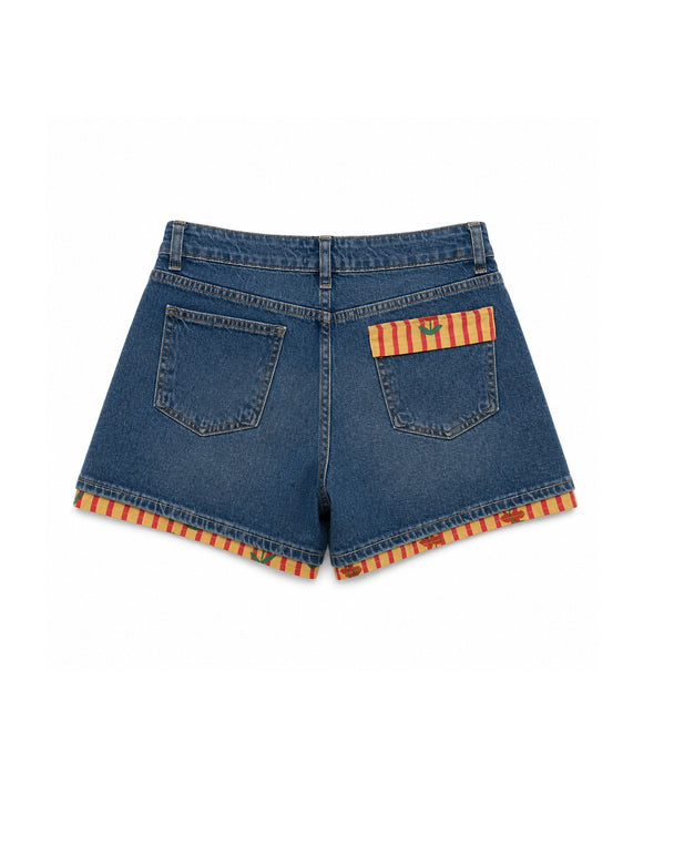 MOYN CITRUS DENIM SHORTS