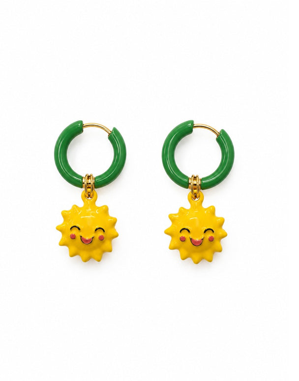 MOYN SUNNY SMILE HOOP EARRINGS