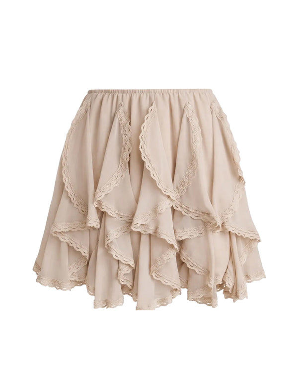 MOYN SUMMER BLISS RUFFLE SKIRT