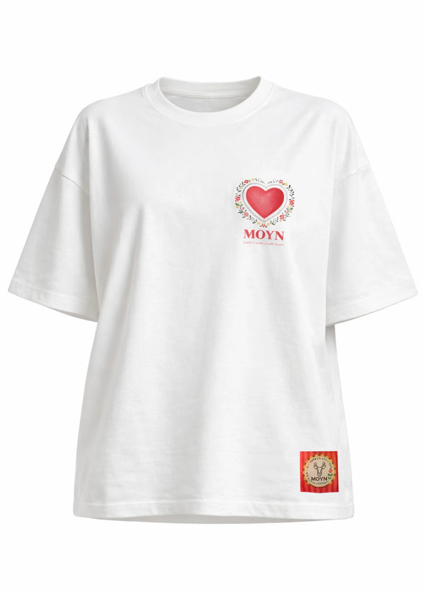 MOYN Crazy in Love - Vintage White T-Shirt