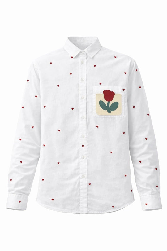 MOYN HEART WITH TULIP SHIRT