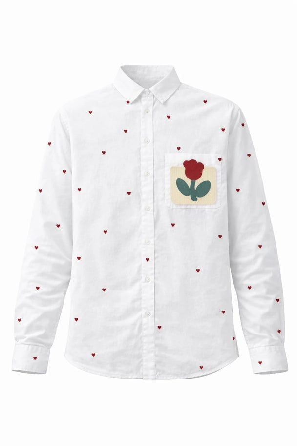 MOYN HEART WITH TULIP SHIRT