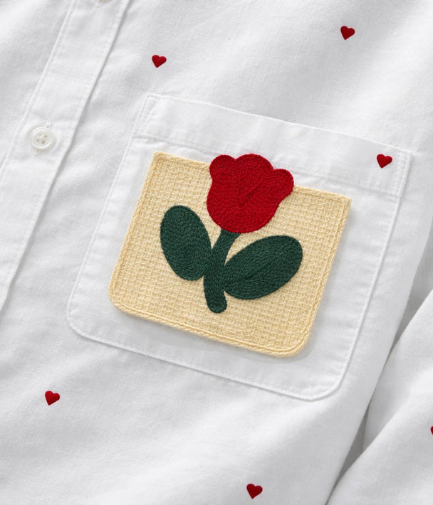 MOYN HEART WITH TULIP SHIRT