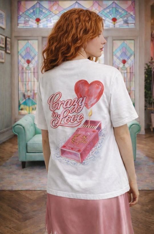 MOYN Crazy in Love - Vintage White T-Shirt