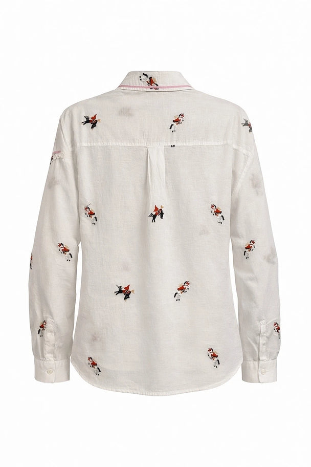 MOYN Rodeo Days Cowgirl Pink Tassel Shirt