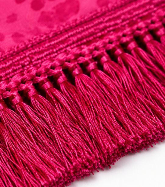 MOYN PINK JACQUARD TASSEL SKIRT