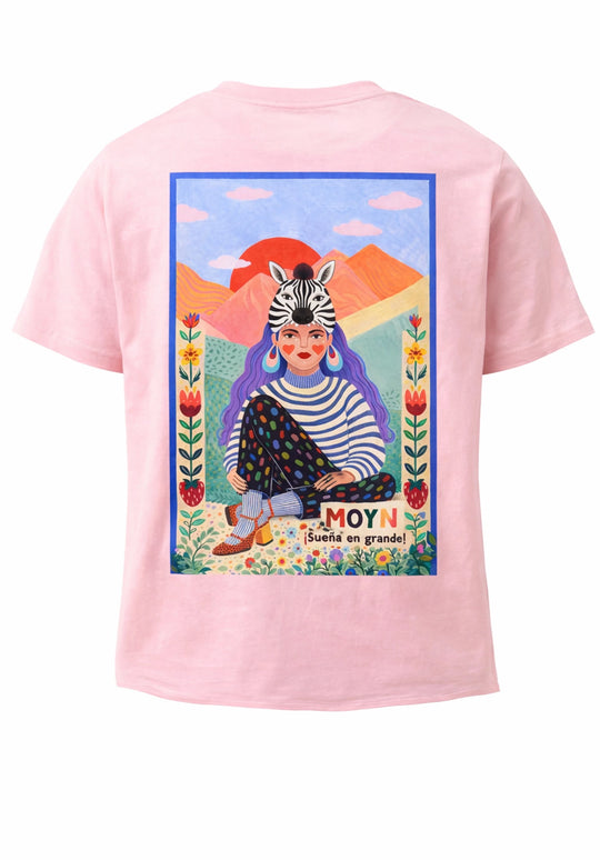 MOYN Zebra Dream Pembe Tişört