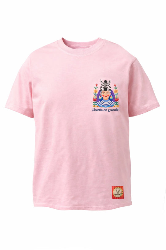 MOYN Zebra Dream Pembe Tişört