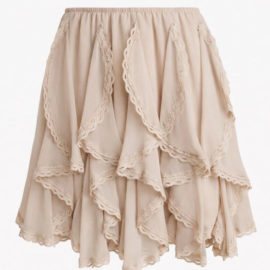 MOYN SUMMER BLISS RUFFLE SKIRT