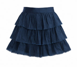 MOYN DAY-TO-NIGHT TIERED SKORT