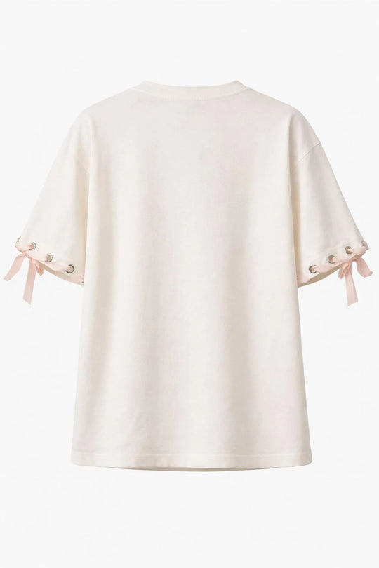 MOYN PINK RIBBON& ELEPHANT TEE