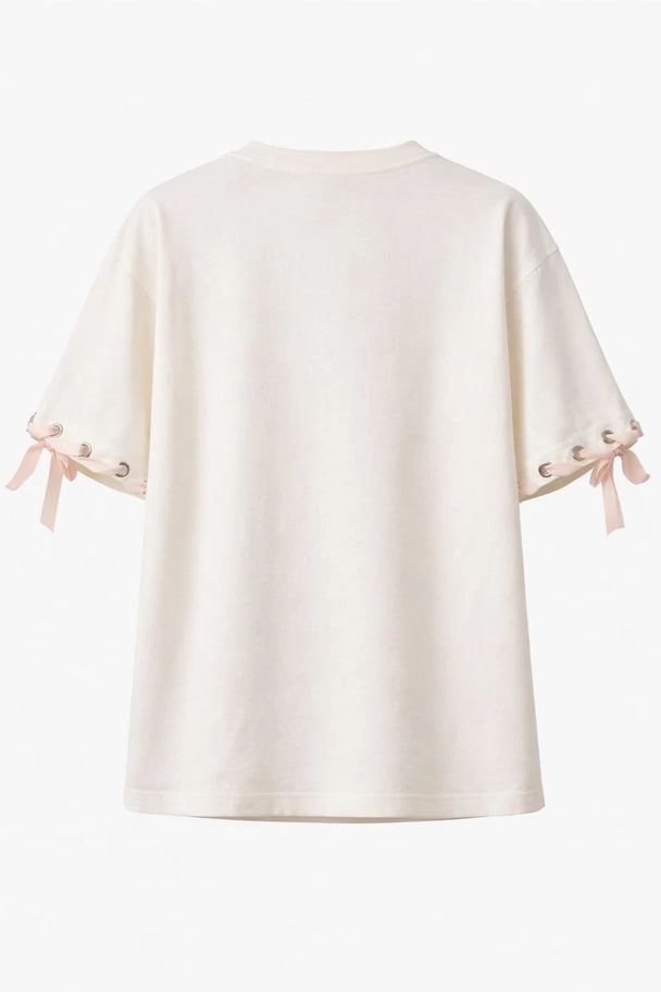 MOYN PINK RIBBON& ELEPHANT TEE