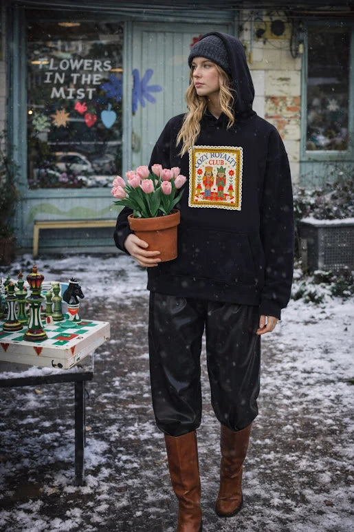 MOYN TIN SOLDIERS BLACK SWEATSHIRT
