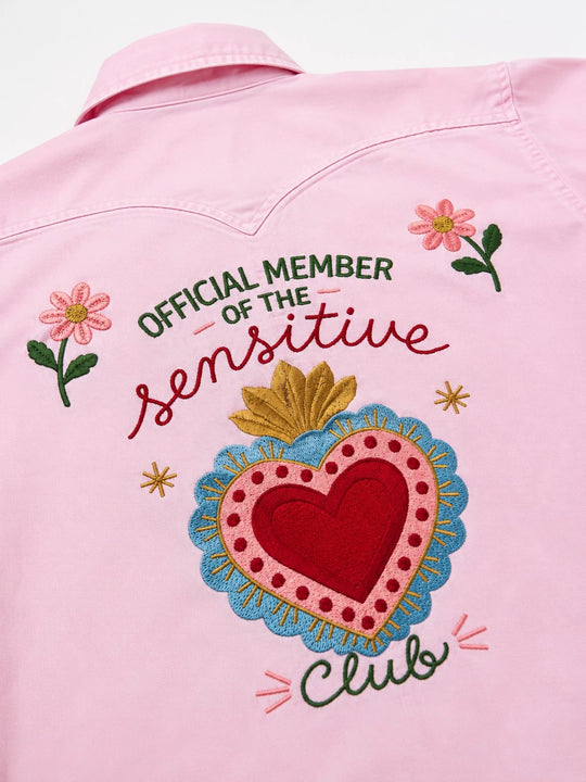 MOYN SENSITIVE CLUB PINK WESTERN SHIRT