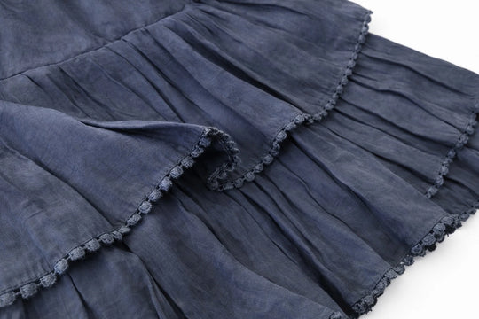 MOYN DAY-TO-NIGHT TIERED SKORT