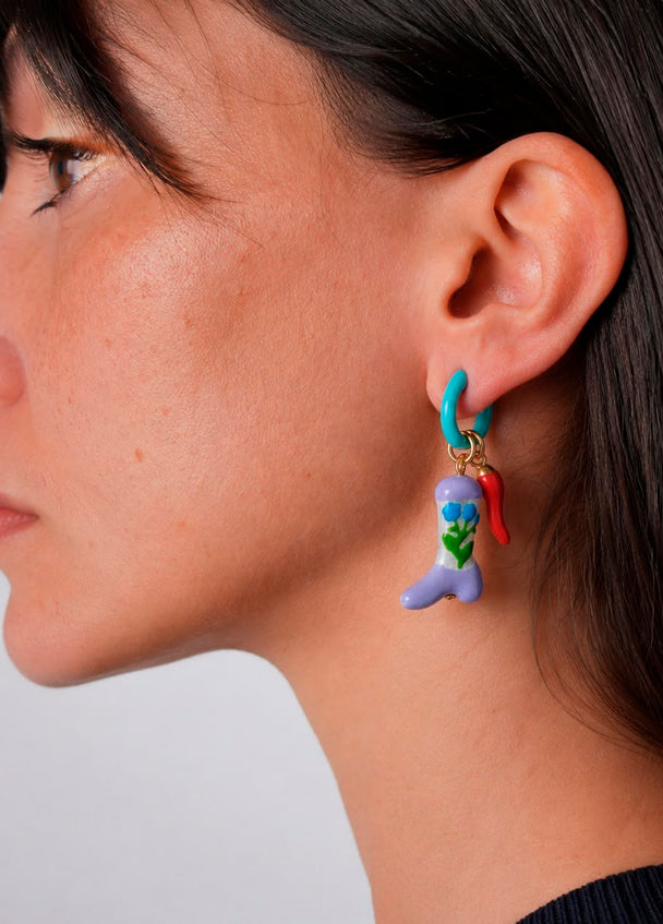 MOYN PEPPER BOOT CHARM EARRINGS