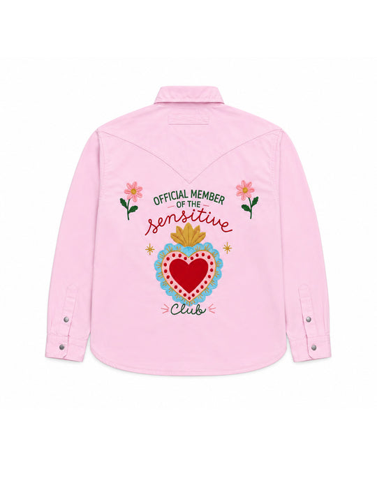 MOYN SENSITIVE CLUB PINK WESTERN SHIRT