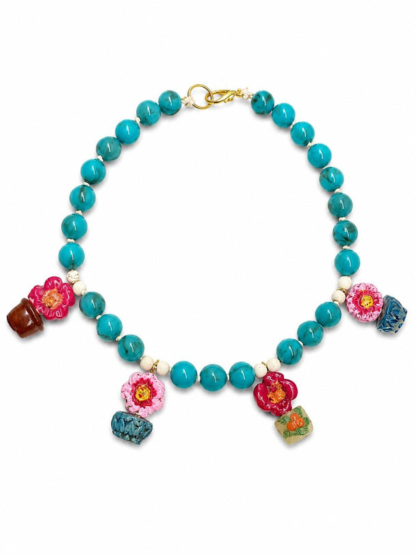 MOYN ARTISAN BLOOMS NECKLACE